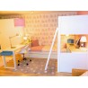 Lit mezzanine enfant avec bureau et rangements