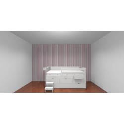 Lit enfant avec 4 grands caissons