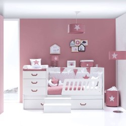 Lit combiné évolutif bébé Sero Joy en bois