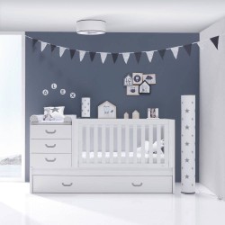 Lit combiné évolutif bébé Sero Joy en bois