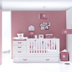 Lit combiné évolutif bébé Sero Joy en bois