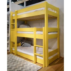 City : Lit superposés enfant triple étage sécurisé