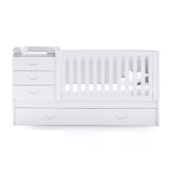 Lit combiné évolutif bébé Sero Joy en bois