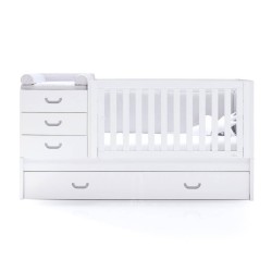 Lit combiné évolutif bébé Sero Joy en bois