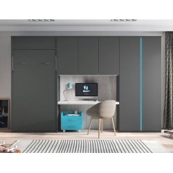 Lit relevable vertical