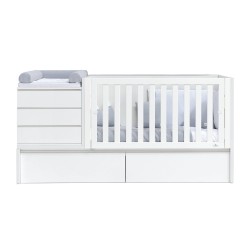 Lit combiné évolutif bébé Konver en bois