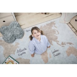 Tapis Mappemonde