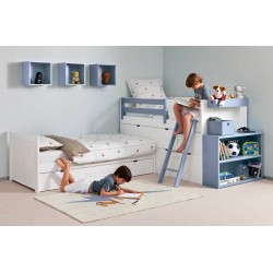 Lit enfant Babel avec grands tiroirs