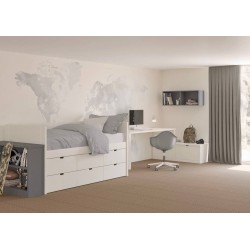 Lit enfant avec 4 grands caissons