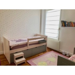 Lit enfant avec 4 grands caissons