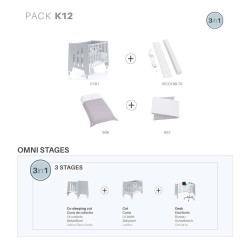 Lit bébé évolutif 5 en 1 Omni