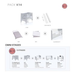 Lit bébé évolutif 5 en 1 Omni