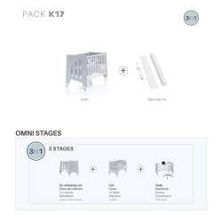 Lit bébé évolutif 5 en 1 Omni