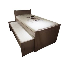 Modèle d'expo : lit enfant Artemis en Piedra (Taupe)