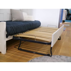 Modèle d'expo : lit Max avec tiroir gigogne en Greige