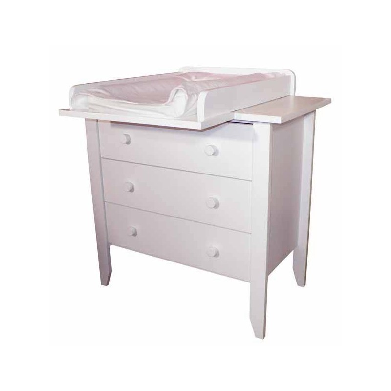 Modèle d'expo : commode Noa 3 tiroirs avec plan à langer