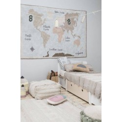Tapis Mappemonde