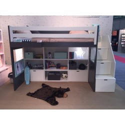 Lit Mezzanine avec Rangement