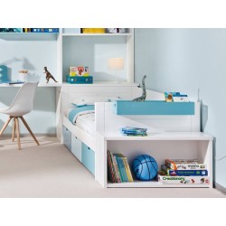 Lit Enfant à jouets avec frise