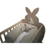 Lit de bébé original en forme de lapin