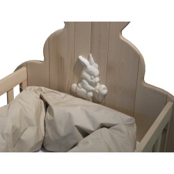 Lit de bébé original en forme de lapin