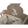 Lit de bébé original en forme de lapin