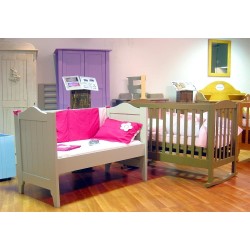 Lit à barreaux pour bébé en bois - Lit Noa