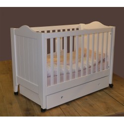 Lit à barreaux pour bébé en bois - Lit Noa