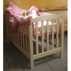 Lit pour bébé à barreaux en bois - Lit Elisa couleur au choix