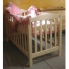 Lit pour bébé à barreaux en bois - Lit Elisa couleur au choix