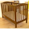 Lit pour bébé à barreaux en bois - Lit Elisa couleur au choix