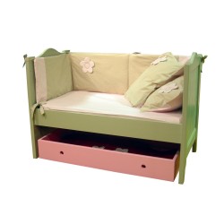 Lit à barreaux pour bébé en bois - Lit Noa