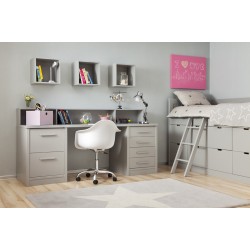 Lit enfant Babel avec grands tiroirs