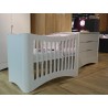 Lit bébé en bois - déco chambre bébé