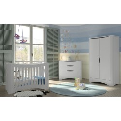 Lit bébé en bois - déco chambre bébé