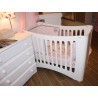 Lit bébé en bois - déco chambre bébé