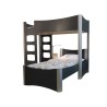Lits superposés fusion en bois - déco chambre ado