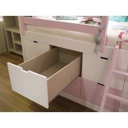 Lit enfant Babel avec grands tiroirs