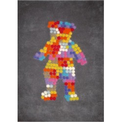 Tapis Ours Pixelisé