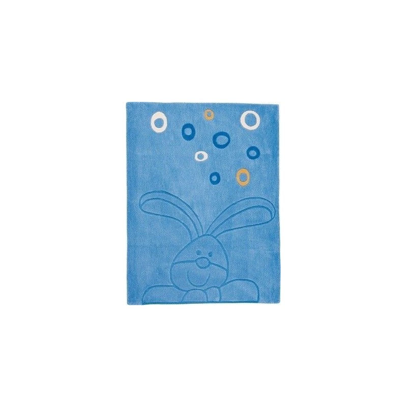 Tapis Lapin Bleu