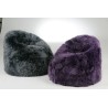Pouf en peau de mouton