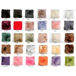 Pouf en peau de mouton