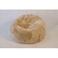 Pouf en peau de mouton