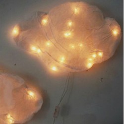 Lampe en voile de lin