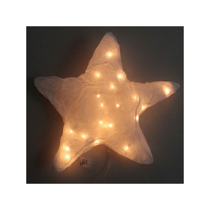 Lampe en voile de lin