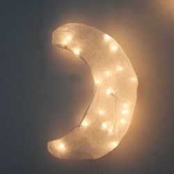 Lampe en voile de lin