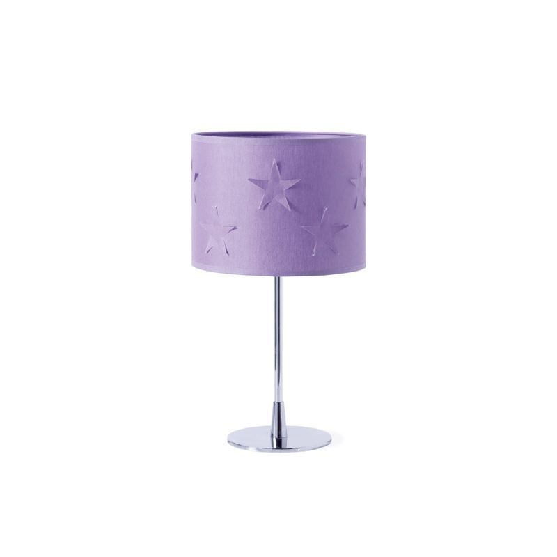 Lampe de chevet avec étoiles decoupées