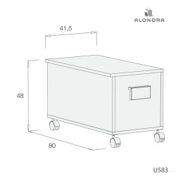 Coffre à jouets Konver