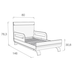 Lit bébé évolutif kurve