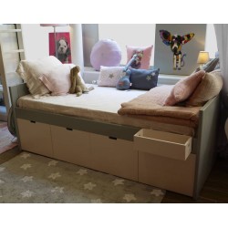Lit enfant avec 4 grands caissons